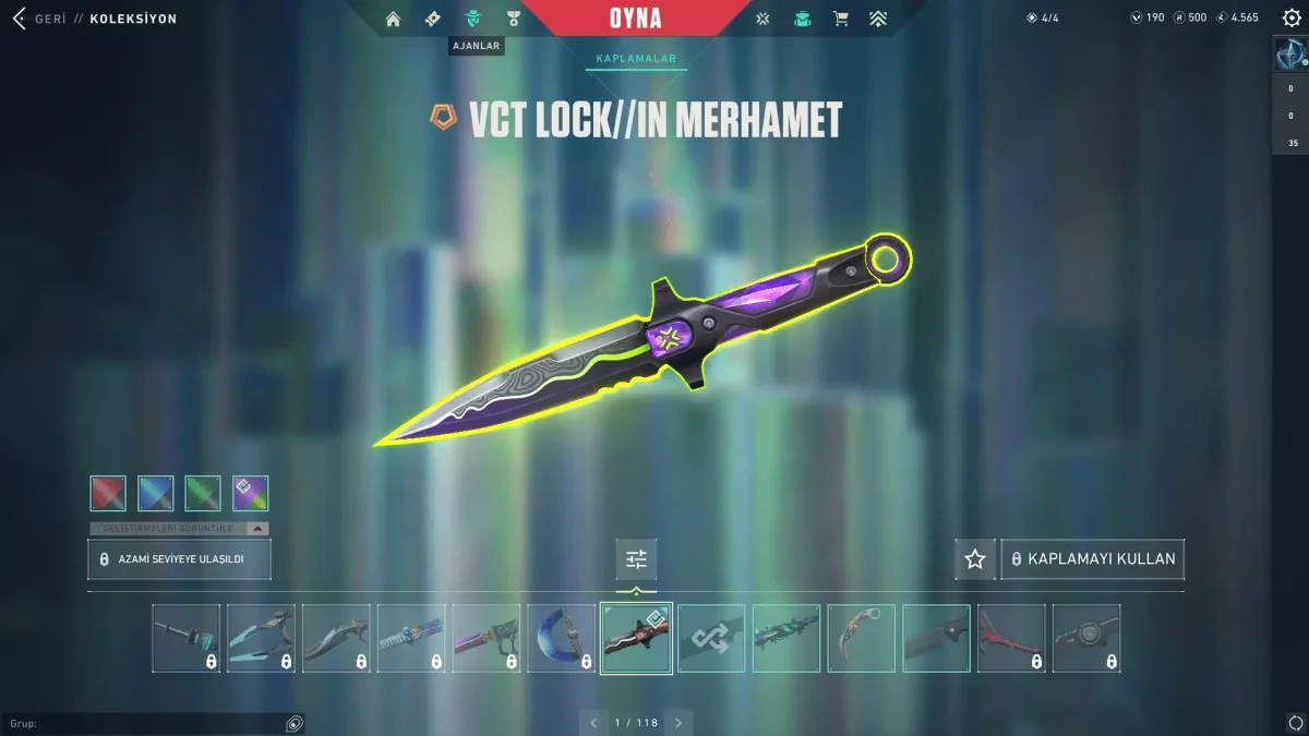 VTC LOCK IN CAPSULE KOLEKSİYON BIÇAKLI DİA TR