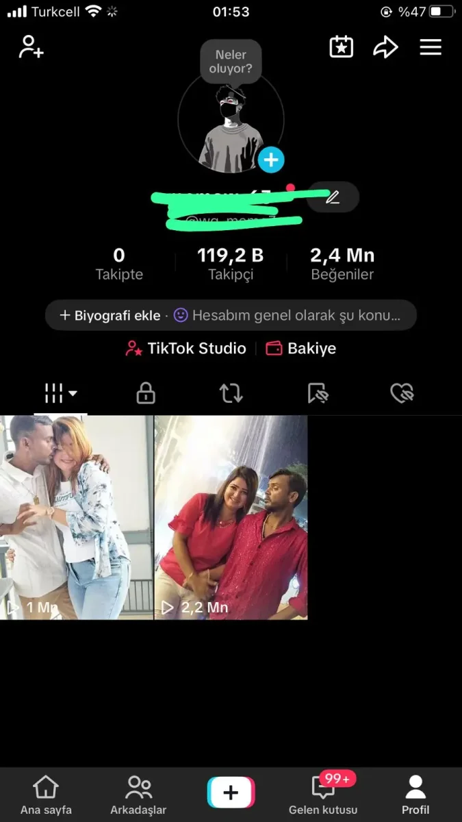 ✅ 119K FULL AKTİF KEŞFET AÇIK TİKTOK HESABI ✅