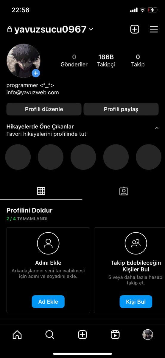Pasif-Bot instagram 186k Satılık